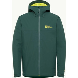 Jack Wolfskin Ανδρικό Μπουφάν Χειμωνιάτικο Softshell Χακί A61870-T0138