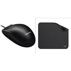 Logitech M100 Ενσύρματο Ποντίκι Black + Studio Series