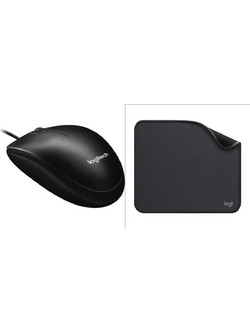 Logitech M100 Ενσύρματο Ποντίκι Black + Studio Series