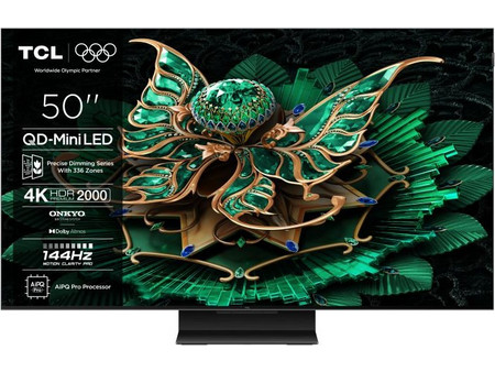 TCL QD-Mini LED 50C7K Smart Τηλεόραση 50" 4K Mini LED HDR (2025)