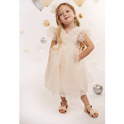 Baby Bloom Βαπτιστικό Φόρεμα 2τμχ 125-121-7280
