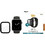 PanzerGlass Full Body Πλαστική Θήκη Tempered Glass για Apple Watch 4 / 5 / 6 / SE 44mm Μαύρη