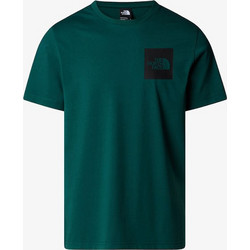 The North Face Fine Ανδρικό Αθλητικό T-Shirt Κυπαρισσί NF0A8A6M-6GI
