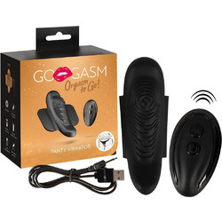 GoGasm Panty Vibrator Δονητής Egg για Ζευγάρια με Τηλεχειριστήριο Μαύρος