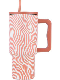 Estia Straw Tumbler XL Save The Aegean Soft Ripple 900ml