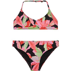 Roxy Παιδικό Μαγιό Bikini Set για Κορίτσι Μαύρο Ροζ ERGX203623-KVJ6