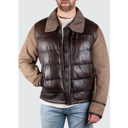 Bugatti Ανδρικό Μπουφάν Χειμωνιάτικο Puffer Καφέ 223069