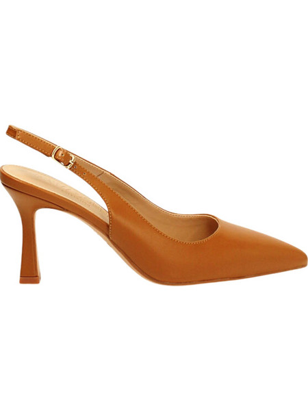 Primadonna Γόβες Slingback Δερμάτινες με Λεπτό Ψηλό Τακούνι Ταμπά 254902503