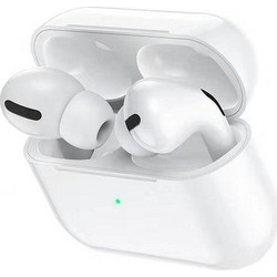 Hoco DES08 Plus Ακουστικά Bluetooth In Ear Ανθεκτικά στο Νερό White