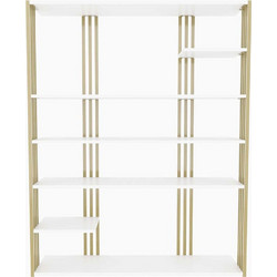 Hanah Home Jenny Βιβλιοθήκη 120x29.6x160cm 875ZNA4519