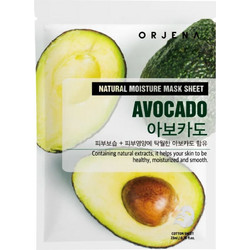 Orjena Avocado Sheet Μάσκα Προσώπου για Ενυδάτωση & Λάμψη 23ml
