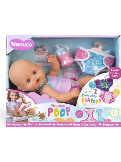 Giochi Preziosi Nenuco Πάνα Ποπό Μωρό με Πάνες που Φωσφορίζουν στο Σκοτάδι