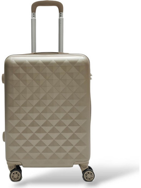 Playbags Collection PS067C Βαλίτσα Καμπίνας 55x40x20cm με 4 Ρόδες Χρυσή
