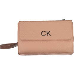 Calvin Klein Γυναικεία Τσάντα Χιαστί από Δερματίνη Ροζ με Στενό Λουρί K60K610206-GBI