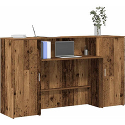 vidaXL Γραφείο Reception Ξύλινο 180x50x103.5cm 3324212