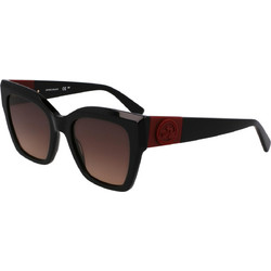 Longchamp LO762S 001 Γυναικεία Γυαλιά Ηλίου Πεταλούδα Κοκάλινα Καφέ με Καφέ Φακό