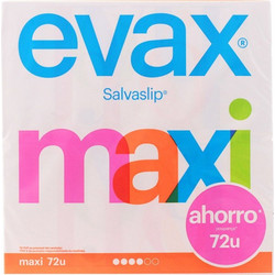 Evax Maxi Σερβιετάκια για Ελαφριά Ροή 4 Σταγόνες 72τμχ