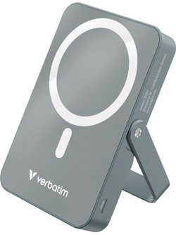 Verbatim Wireless Magsafe Power Bank 10000mAh Grey