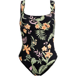 Roxy Ολόσωμο Μαγιό Floral Μαύρο ERJX103700