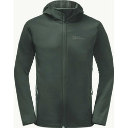 Jack Wolfskin Αθλητικό Ανδρικό Μπουφάν Χειμωνιάτικο Softshell Αδιάβροχο Αντιανεμικό Χακί 1307471-T0138
