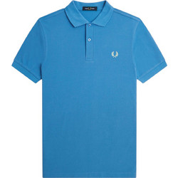 Fred Perry Ανδρική Μπλούζα Polo Κοντομάνικη Γαλάζια M6000-Y46