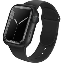 Uniq Legion Πλαστική Θήκη με Προστασία Οθόνης για Apple Watch 7 / 8 / 9 41mm Μαύρη