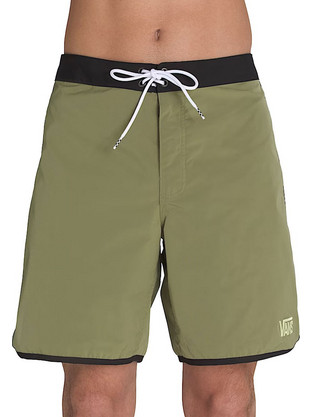 Vans Off The Wall MTE Everride Scalloped Solid Ανδρικό Μαγιό Βερμούδα Χακί VN000M8HZBF