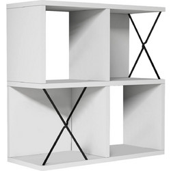 HomeMarkt Βιβλιοθήκη Τοίχου 60x24x60cm HM9520.03