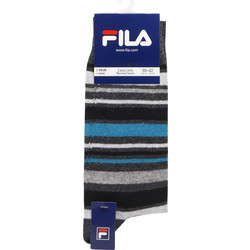 Fila Γυναικείες Κάλτσες Μαύρες Μπλε F5150C-248