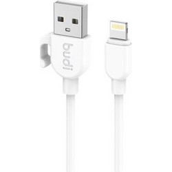 Budi USB-A to Lightning Cable 1m White 6971536926697