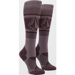 Volcom Γυναικείες Κάλτσες Ψηλές με Σχέδια Μπορντό K6352500-DLV