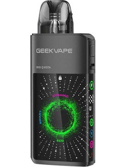 GeekVape Digi Q Vista Black Ηλεκτρονικό Τσιγάρο Pod Kit 3ml με Ενσωματωμένη Μπαταρία