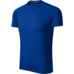 Malfini Ανδρικό Αθλητικό T-Shirt Μπλε MLI-17505