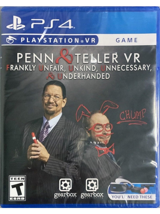 Penn & Teller VR: F U, U, U, & U PS4