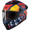 Axxis Fenix Angry Face C5 Blue Red Matt Κράνος Μηχανής Full Face 1550gr