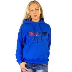 Takeposition Γυναικείο Φούτερ με Κουκούλα & Τσέπες Royal Blue 314-5008.2
