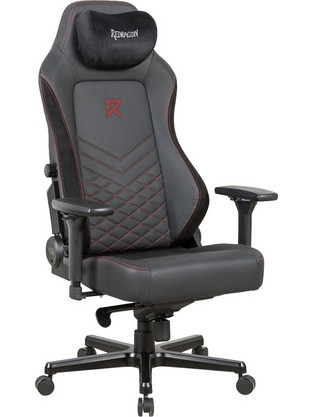 Redragon C615 Καρέκλα Gaming Δερματίνης με Ρυθμιζόμενα Μπράτσα Μαύρη 28.16.0015