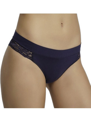 Dreams Γυναικείο Slip με Δαντέλα Navy Μπλε 956-DRM