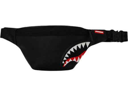 Sprayground Fly Knit Mouth Τσαντάκι Μέσης Αδιάβροχο Μαύρο B8030