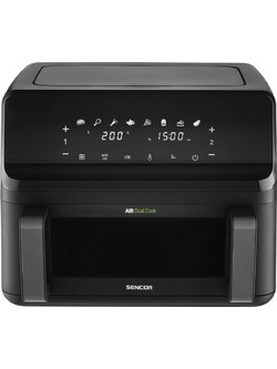 Sencor SFR9650BK Air Fryer 9lt με Διπλό Κάδο