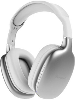 SonicGear Airphone 6 Ασύρματα Bluetooth Ακουστικά Over Ear Ασημί