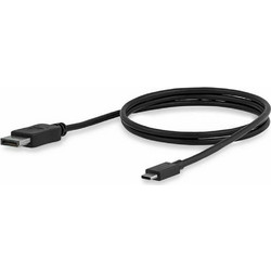 StarTech Καλώδιο DisplayPort 1.2 to USB-C Male 1m Black CDP2DPMM1MB