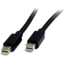 StarTech Καλώδιο Mini DisplayPort 1.2 to Mini DisplayPort Male 1m Black MDISP1M