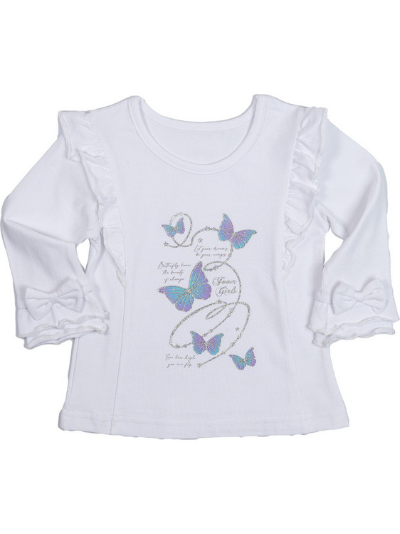 Joom Παιδικό T-Shirt Μακρυμάνικο Λευκό 02124505