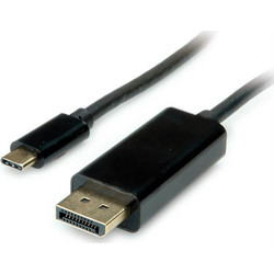 Καλώδιο DisplayPort to USB-C Male 1m Black S3732-10