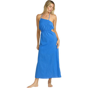 Billabong True Midi Καλοκαιρινό Βραδινό Φόρεμα Μπλε 24B132517-TRB