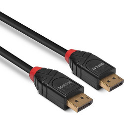 Lindy Καλώδιο DisplayPort 1.4 to DisplayPort Male 7.5m Black 41168