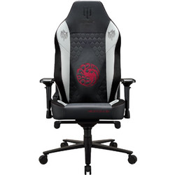 Subsonic Apollon Collector - House Of The Dragon Καρέκλα Gaming Υφασμάτινη με Ρυθμιζόμενα Μπράτσα Μαύρη Λευκή SA5651-1