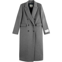 Scotch & Soda Γυναικείο Παλτό Μάλλινο Μακρύ Ανθρακί 178075-0607