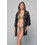 Milena By Paris Γυναικείο Κιμονό Παραλίας Κοντό Μαύρο 40290